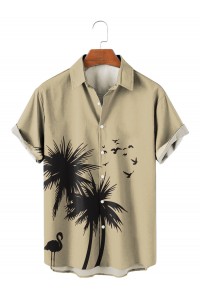 Hawaiian Vacation Palms Print Shirt 15498354X