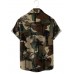 Men's Camo Palm Print Shirt 29168380X